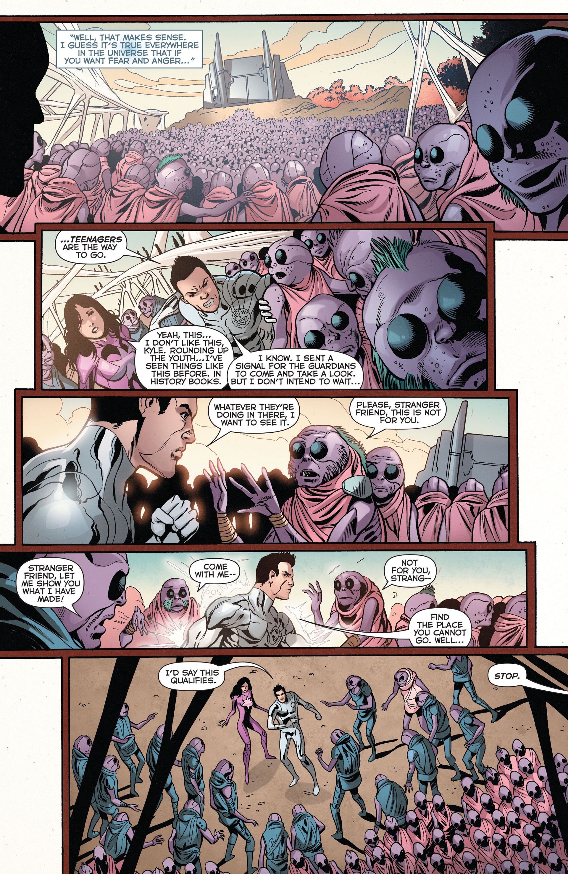 Read online Green Lantern: New Guardians comic -  Issue #25 - 11
