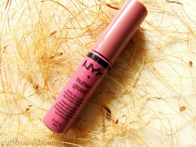 NYX Butter Gloss Angel Food Cake review, NYX Butter Gloss Angel Food Cake swatch