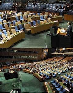 صندلی های سازمان ملل طرفداران سفت وسخت احمدي نژاد..!