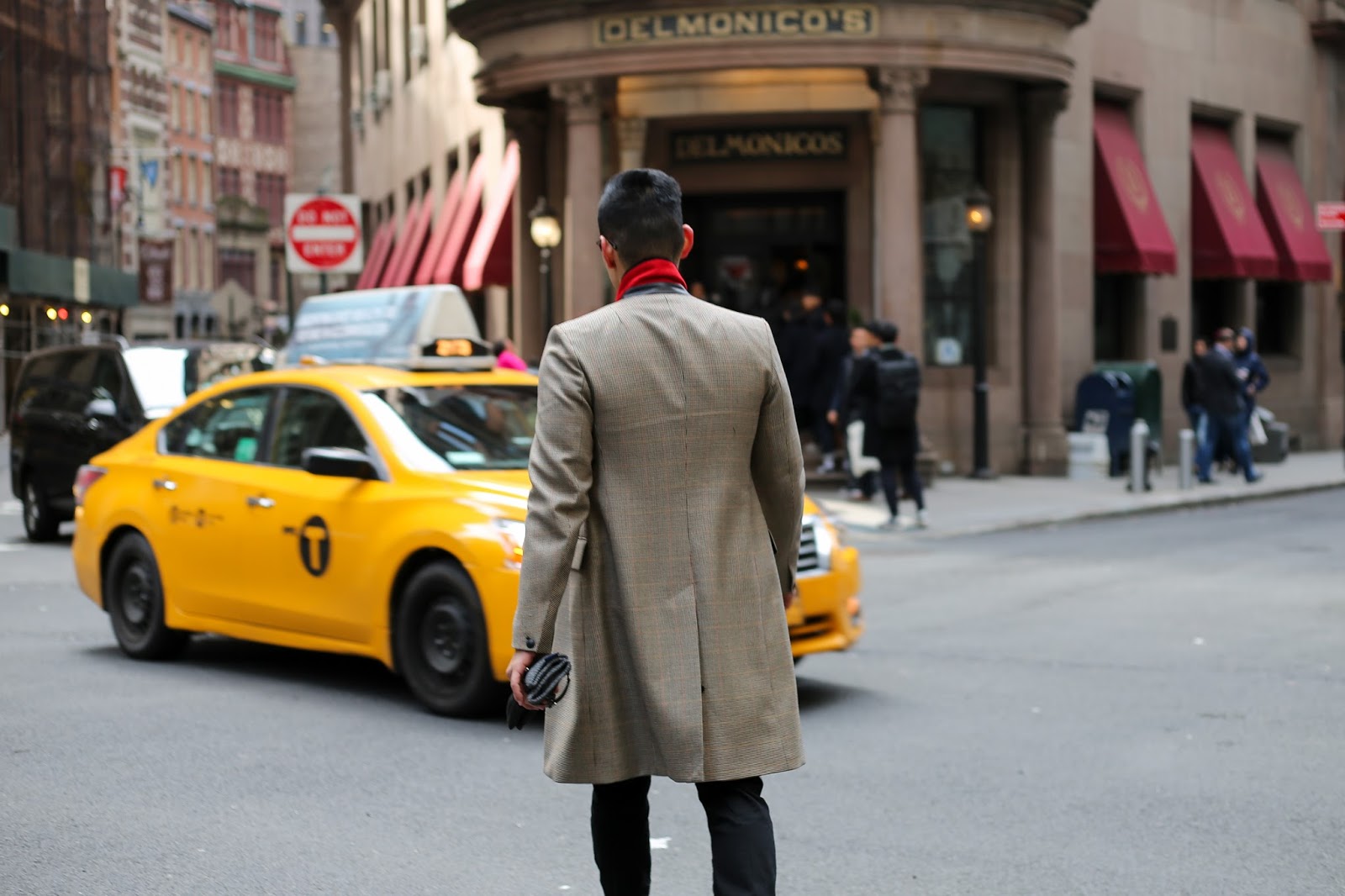 Levitate Style, menswear blogger, wearing Rag & Bone Dagger Topcoat and Striped Sweater