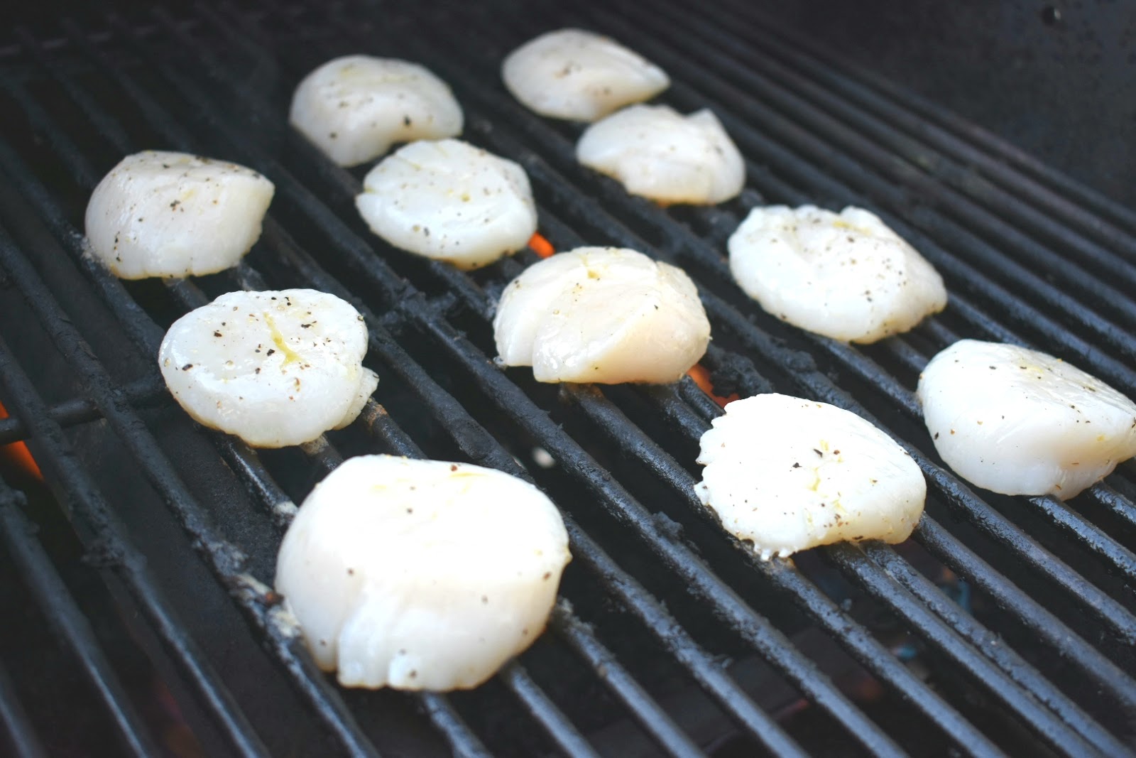 Grilled Scallops with Ginger Shallot Sauce Chef Jen