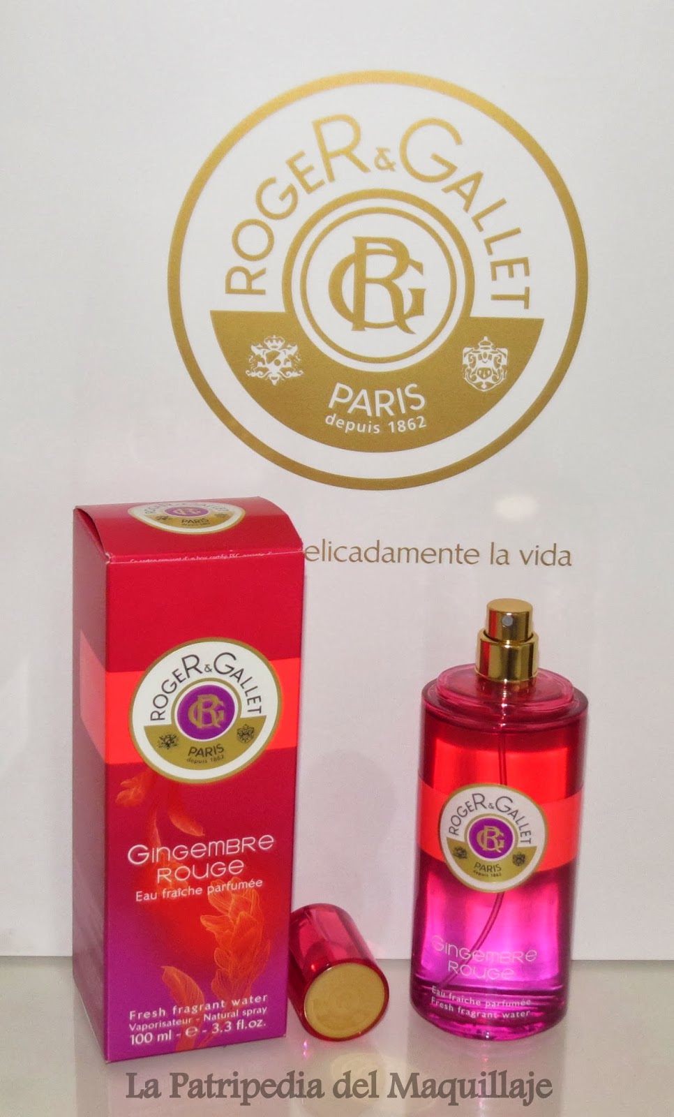 Gengembre Rouge de Roger Gallet; un