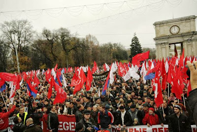 Manifestación Moldavia