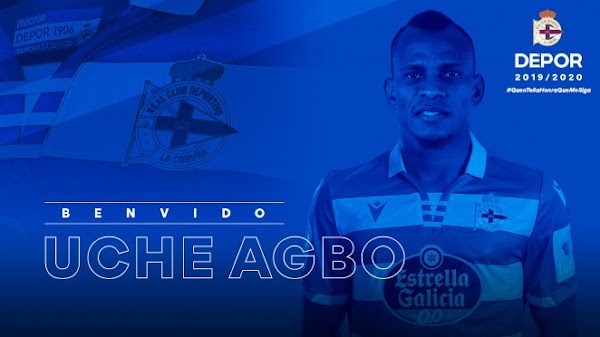 Oficial: El Deportivo de la Coruña se hace con Uche Agbo
