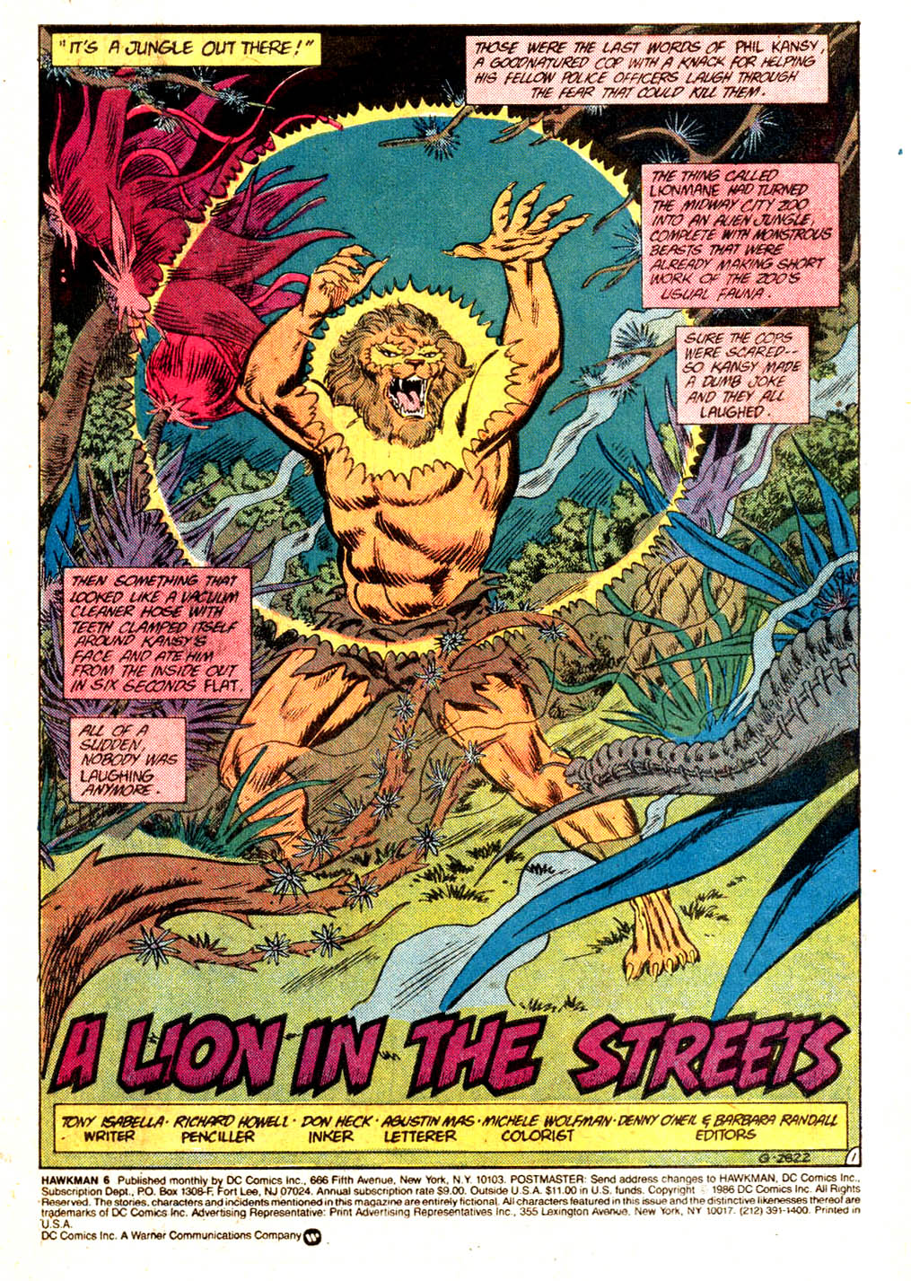 Hawkman (1986) Issue #6 #6 - English 2