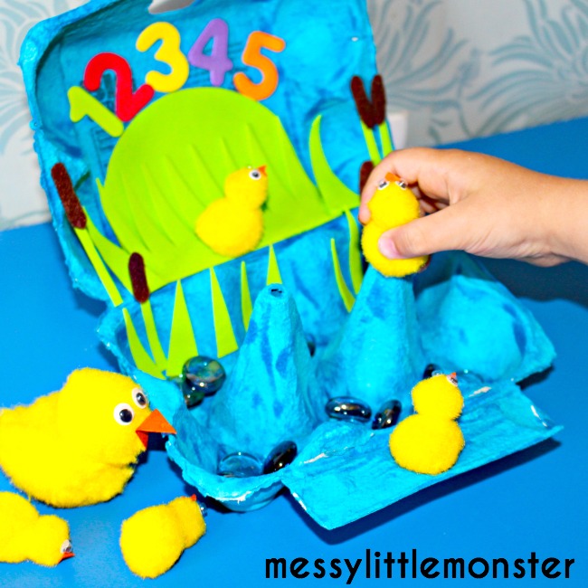 Five Little Ducks Craft - Messy Little Monster