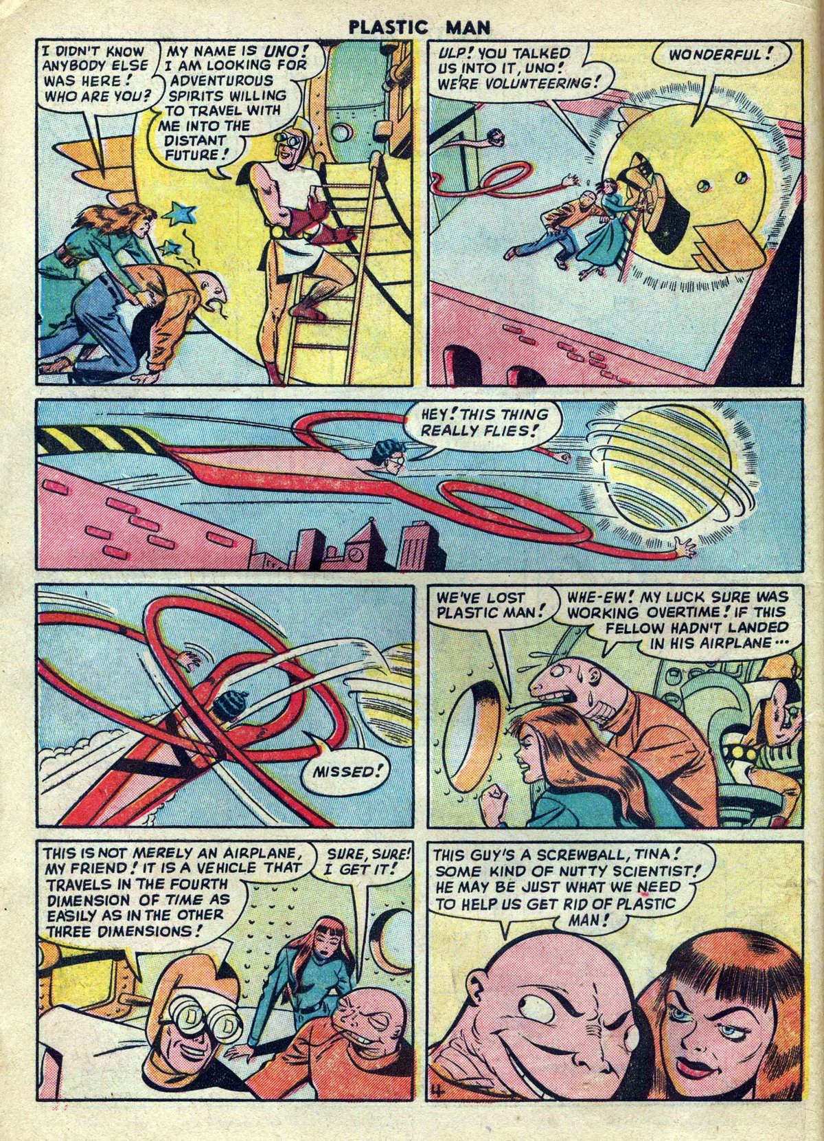 Read online Plastic Man (1943) comic -  Issue #17 - 6