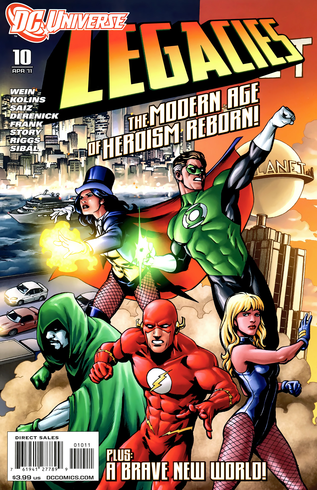 Read online DC Universe: Legacies comic -  Issue #10 - 1
