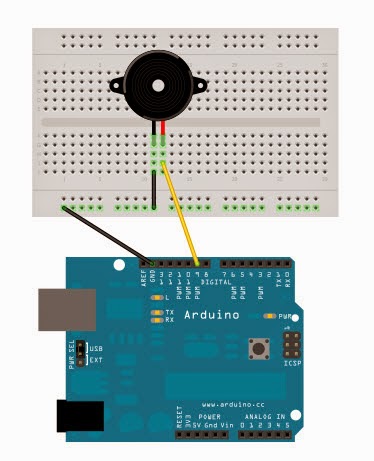 knowledge sharing!!: Membuat Buzzer Bernada Dengan Arduino