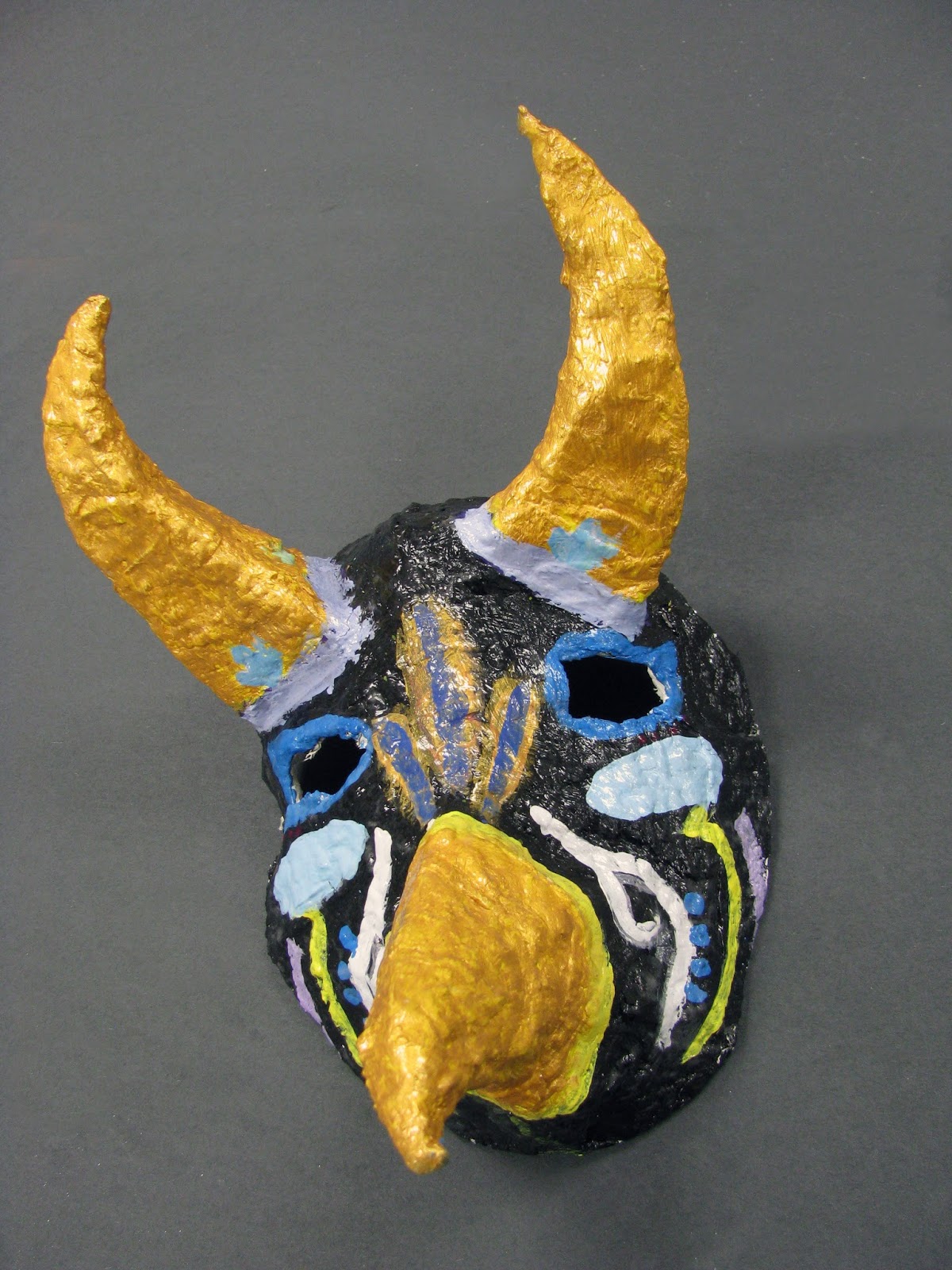 The Helpful Art Teacher How to create and design your own vejigante mask