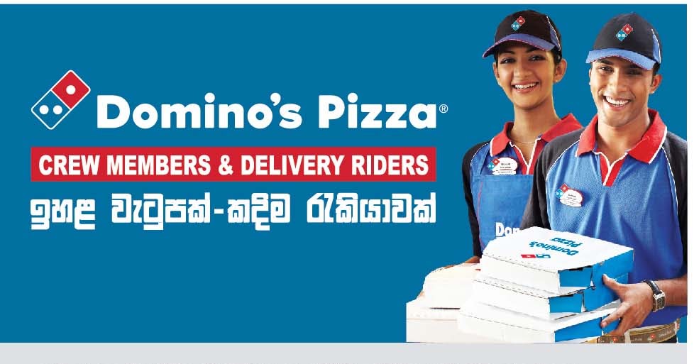 Vacancies for Crew Members & Delivery Riders at Domino's Pizza
