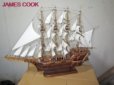 Miniatur kapal Layar James Cook, Miniatur kapal Layar, Miniatur kapal Laut