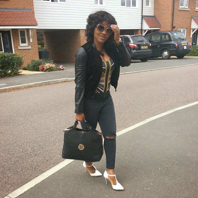 mercy aigbe kids vacation london
