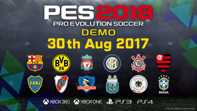 تحميل بيس 2018 النسخه الديمو Pro Evolution Soccer 2018 Demo PC للكمبيوتر تحميل مباشر +تورنت