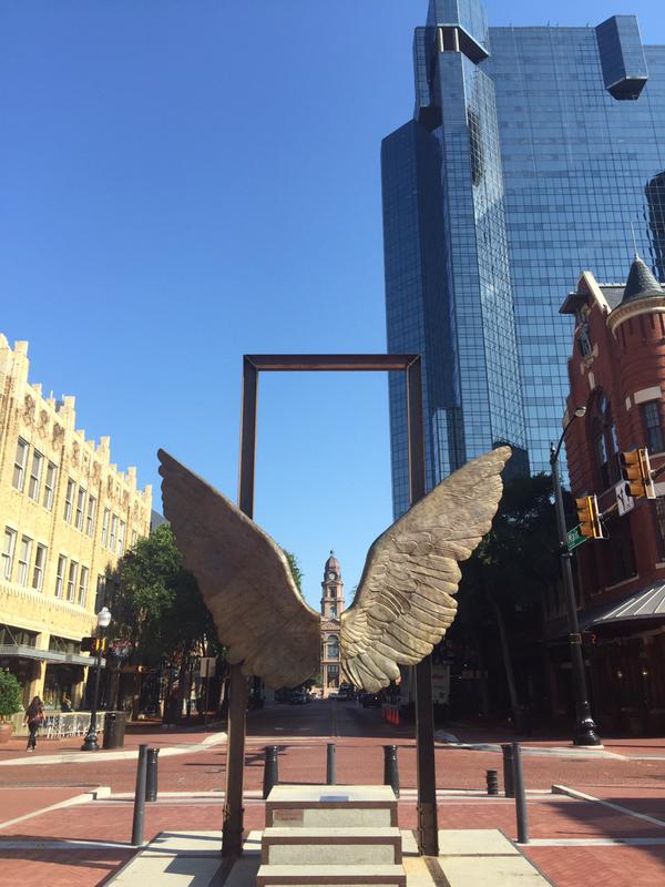 site Sensations "Wings of the City" in Fort Worth, Texas