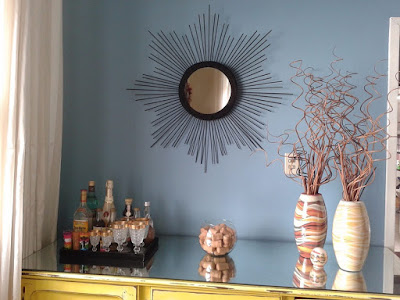 Várias decorações com Espelhos em Forma de Sol