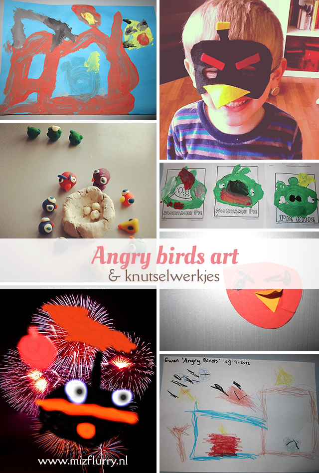 Goede Angry Birds Art en knutselwerkjes - MizFlurry PW-06