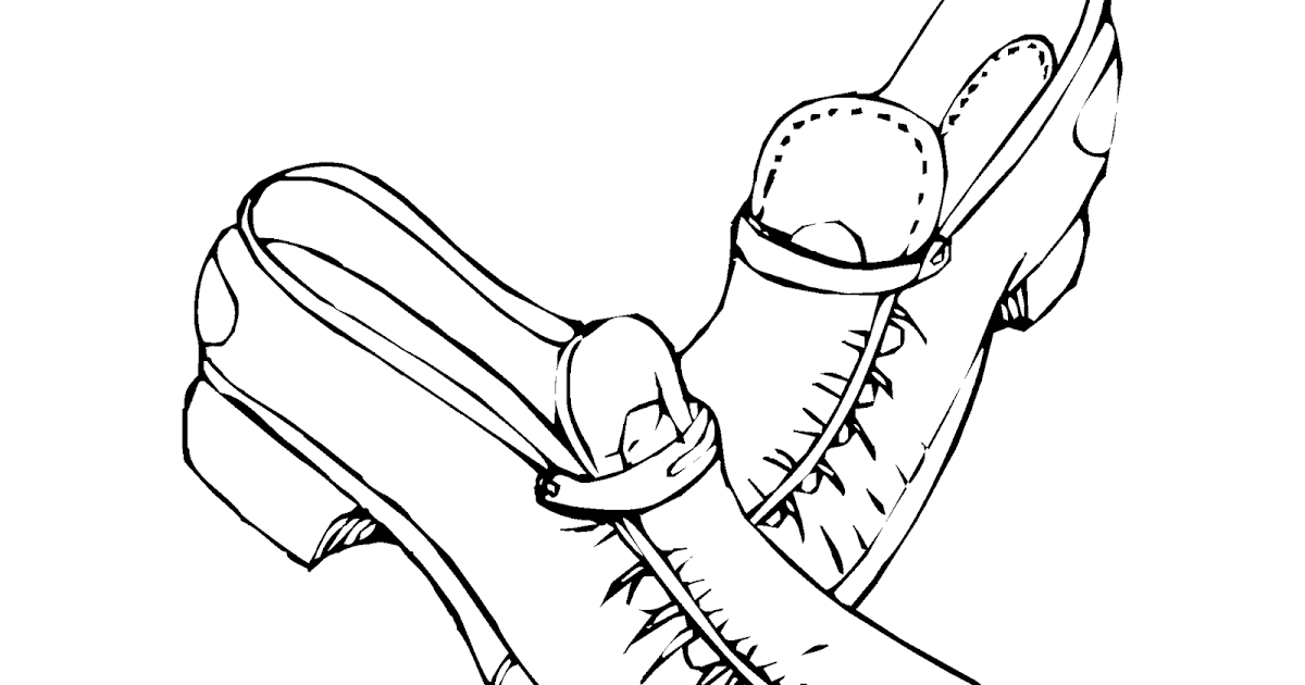 Mewarnai Gambar Sepatu Kulit Untuk Ayah