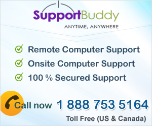 SupportBuddy Support at 1-888-753-5164
