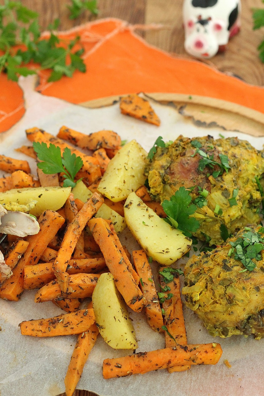 wesoła kuchnia Jogurtowy kurczak z batatami