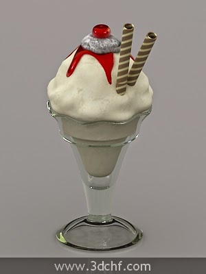 3D Model Ice Cream