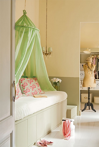 Decoração: Uma linda casa feminina em tons pastel