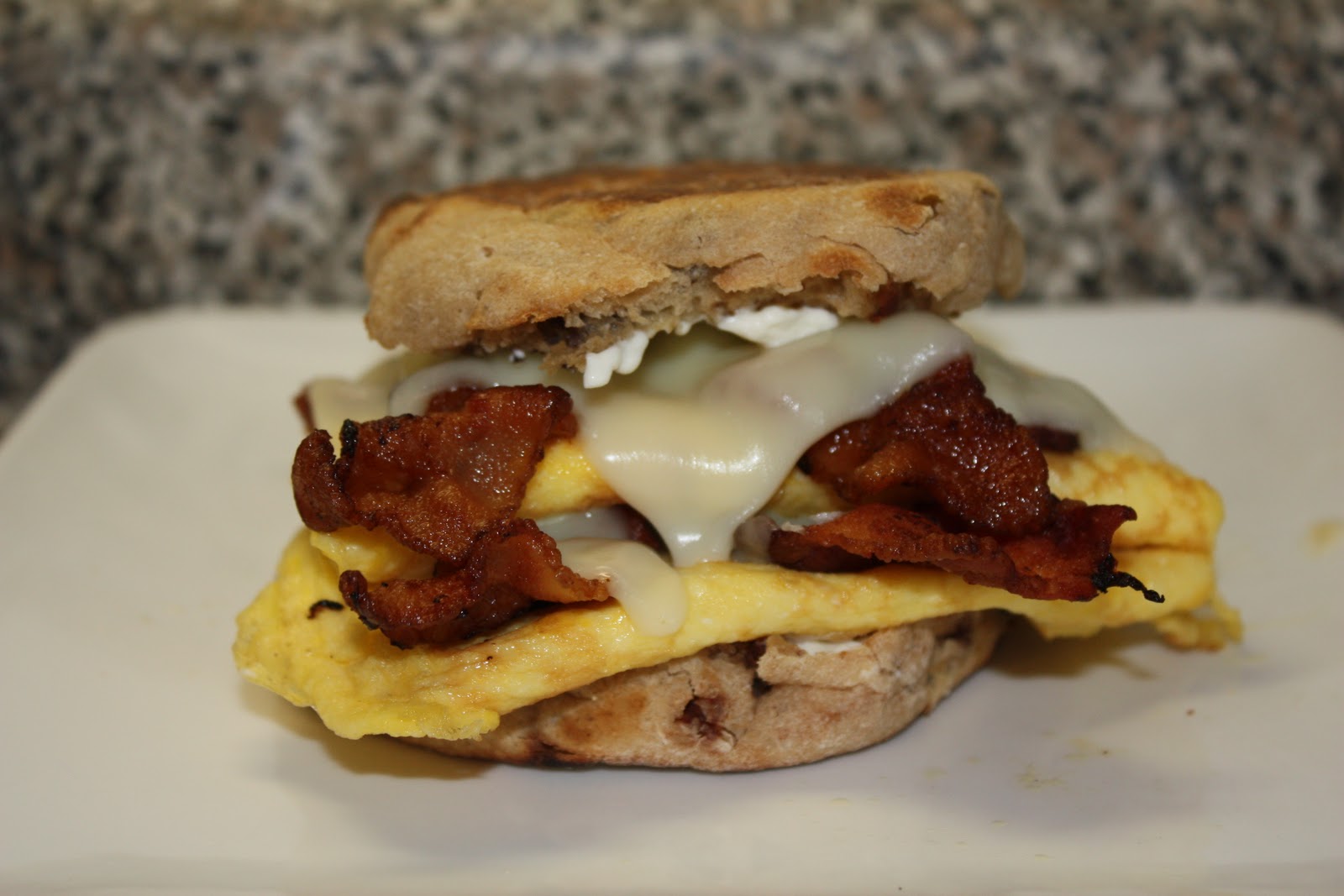 Bacon Egg and Cheese BEC's Cinnamon Raisin Cream Cheese Bacon Egg and