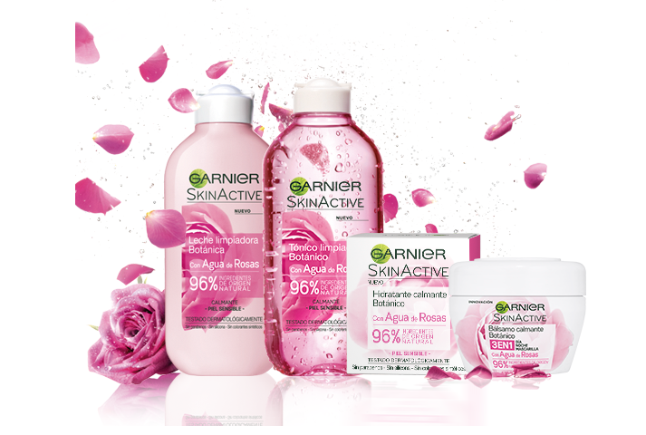 Garnier Skin Active Gama Botánica Agua de Rosas