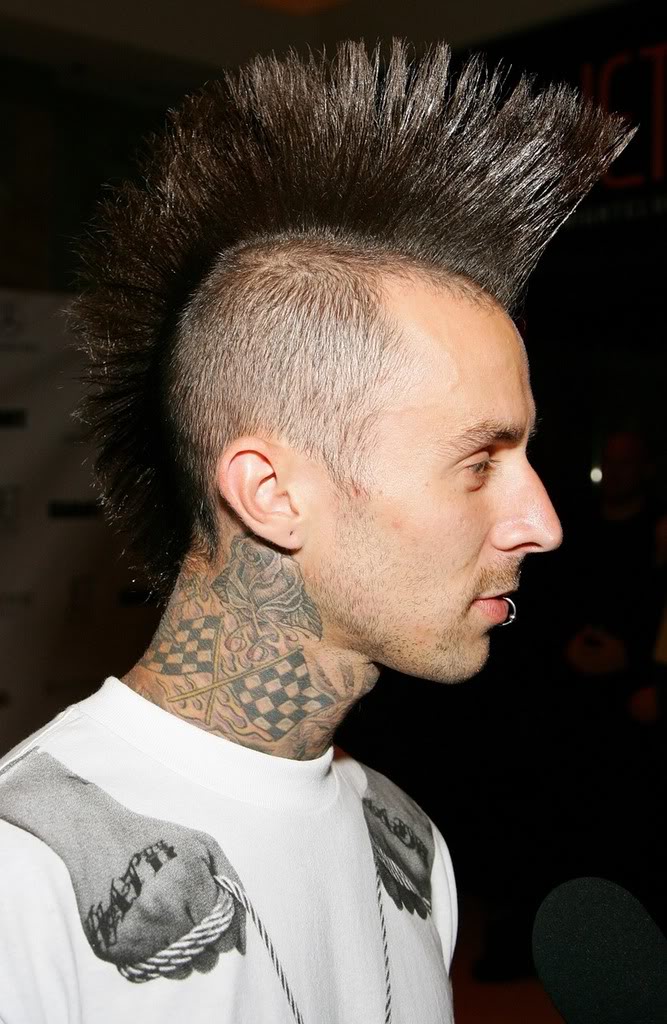 Hair & Tattoo Lifestyle: Travis Barker Mohawk Hairstyles