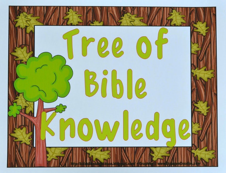 Tree of Bible Knowledge Wall Visual Bible Fun For Kids