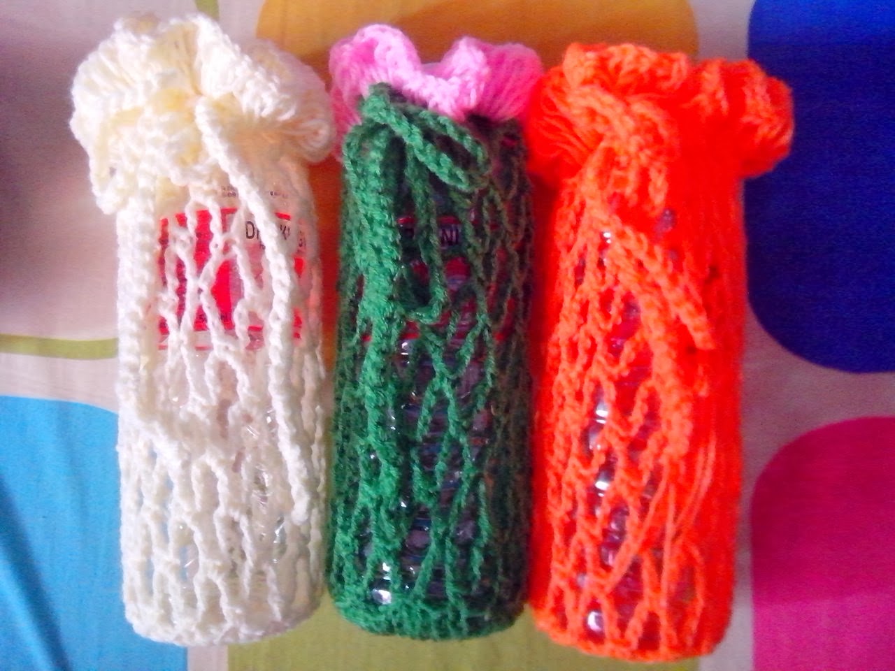 hobiku crochet: Mari Mengait Bekas Air.