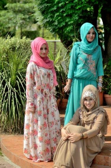 Summer Abayas For Islamic Girls 2014 | Trendy Abayas Collection By ...