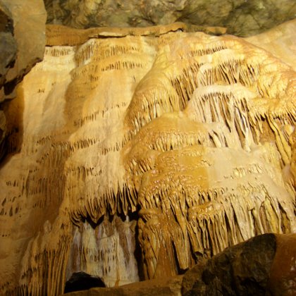formations in Gough's Cave