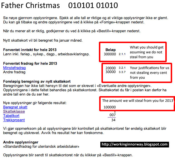Working in Norway Dummies guide to skattekort (tax card) for foreigners