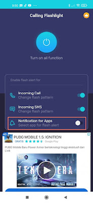 How to Make Notifications for WA, SMS, Phone Using Camera Flash 8