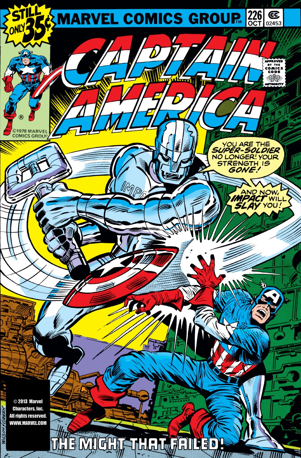 Read online Captain America (1968) comic -  Issue #226 - 1