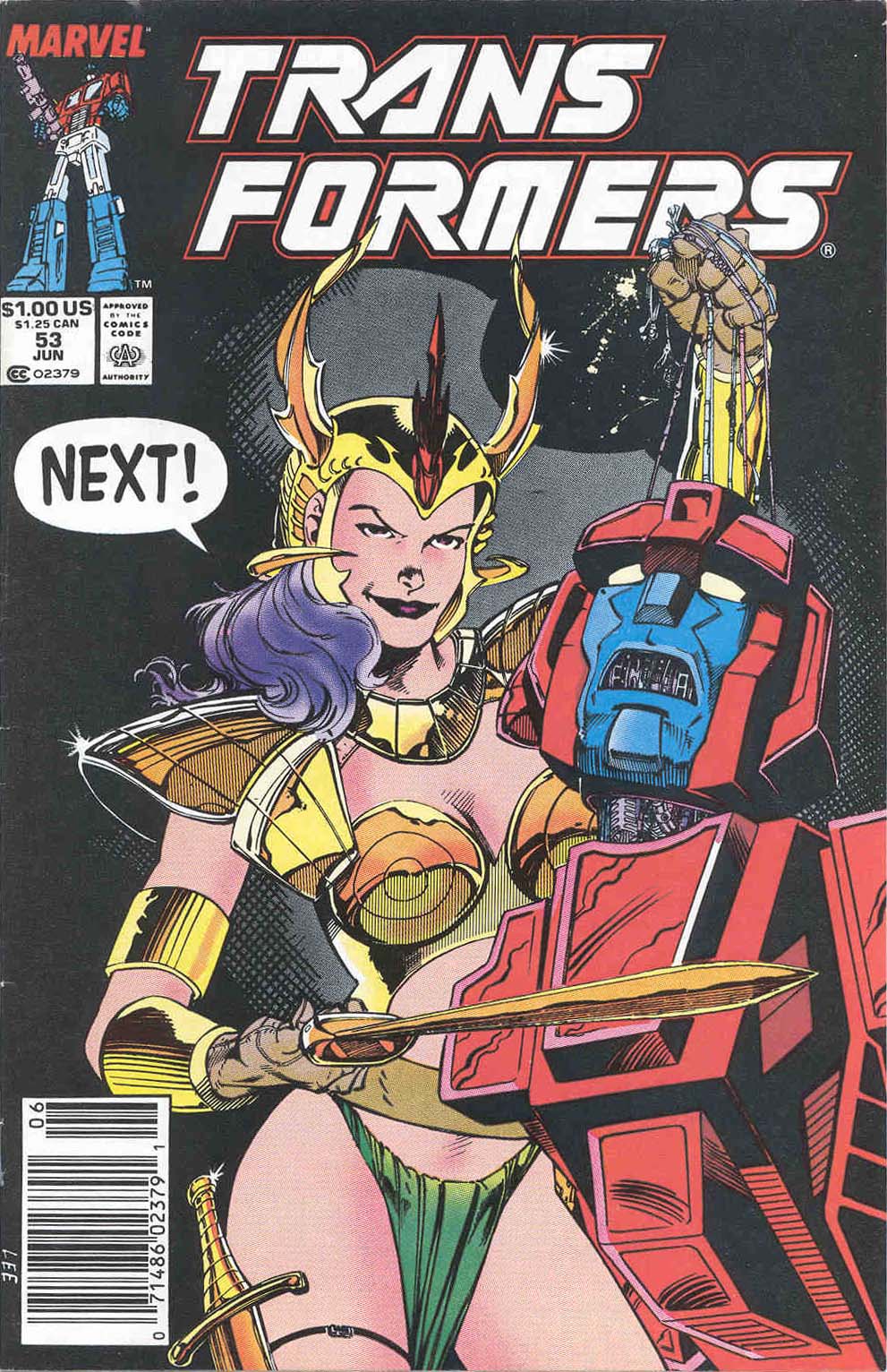 Read online The Transformers (1984) comic -  Issue #53 - 1