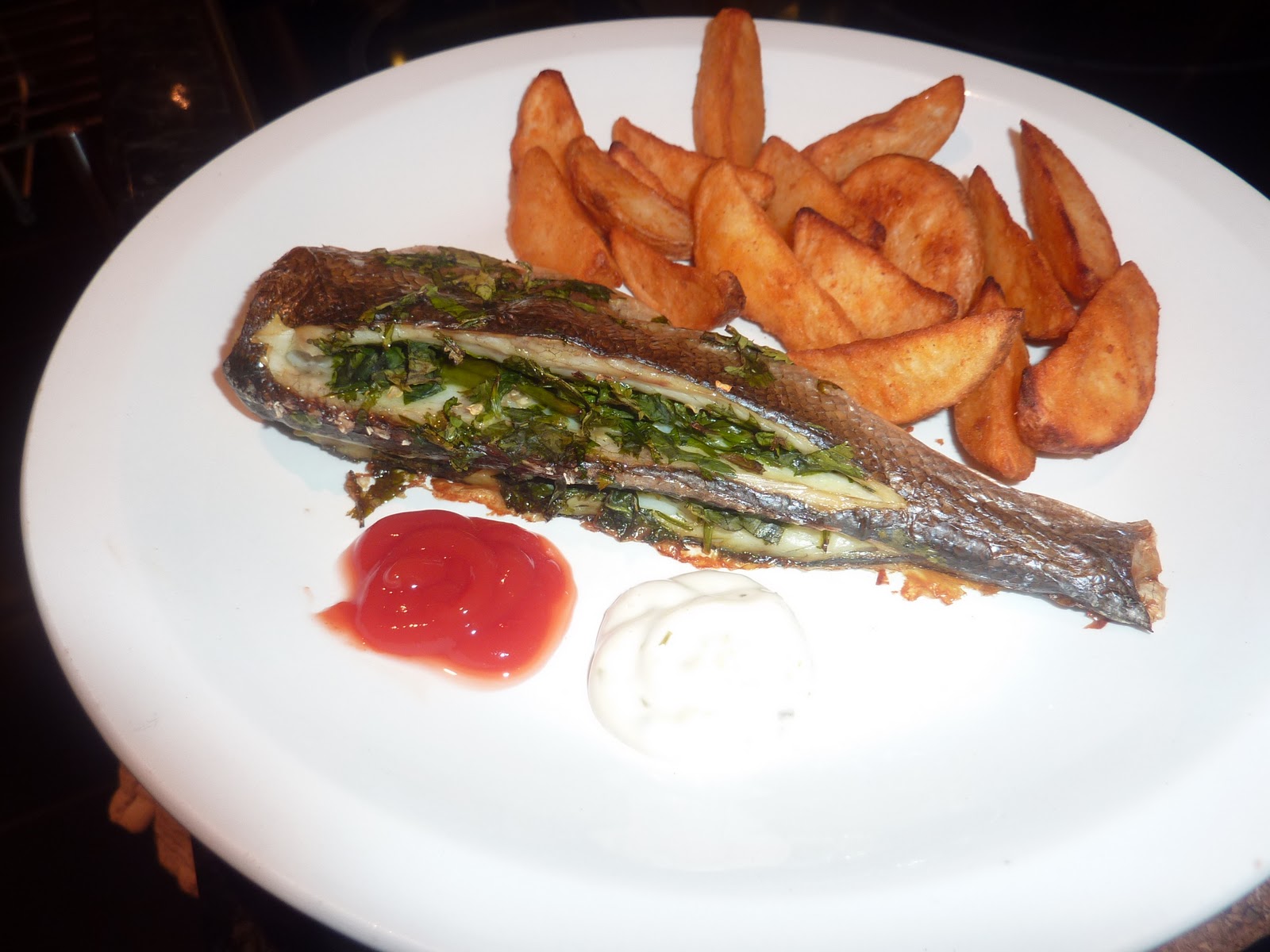 Jouelle's Kitchen Steve's Stuffed Chilli Sea Bass