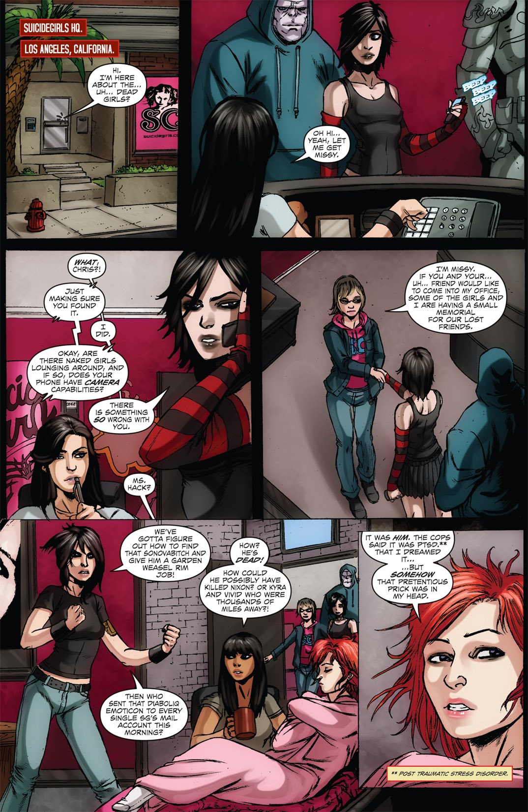 Read online Hack/Slash Annual - Suicide Girls Annual comic -  Issue # Full - 22