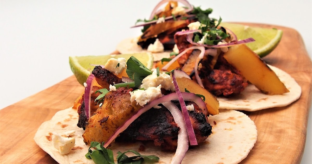 Chicken tacos Al Pastor style with achiote marinade Kitchen Exile