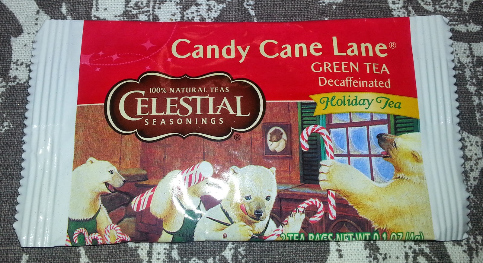 Celestial Seasoning Candy Lane Green Tea Decaffeinated