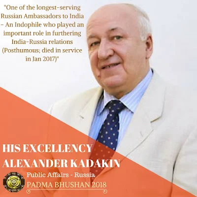 Alexander Kadakkin - Padma Bhushan Winner 2018