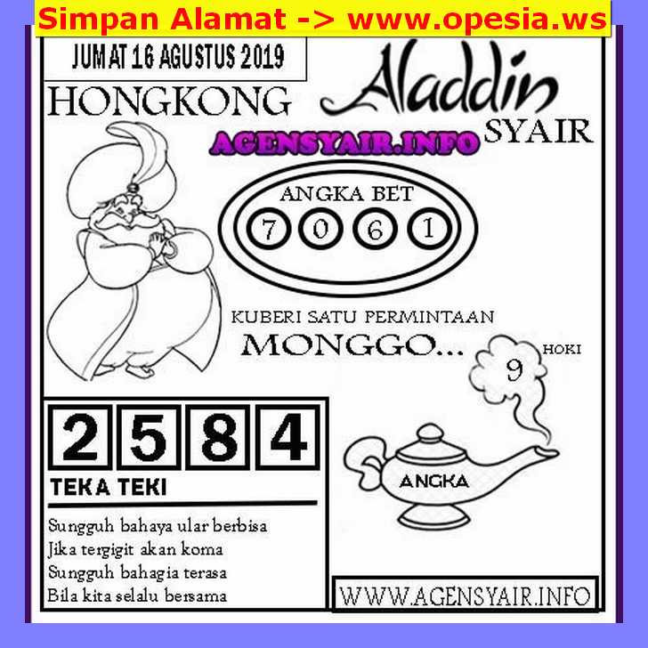 Pengeluaran Hk 16 Agustus 2019 Hk Harian