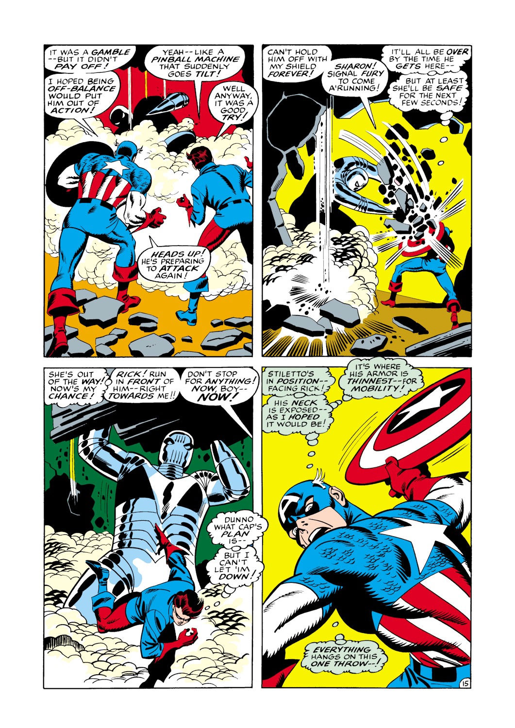 Read online Captain America (1968) comic -  Issue #114 - 16