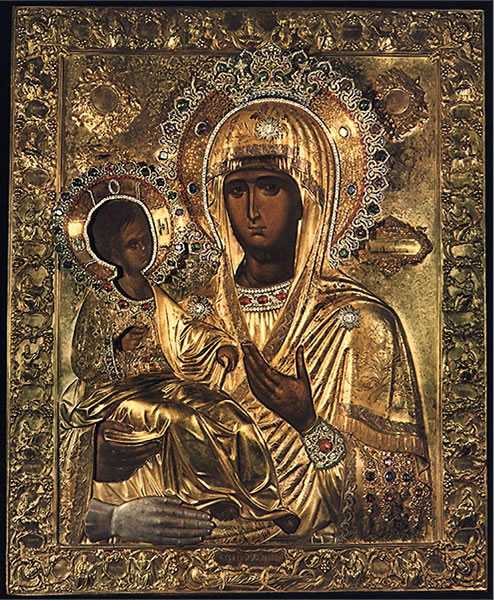 Agion Oros Mount Athos 0061 The Holy Icon Of Panagia Tricherousa Holy Monastery Of