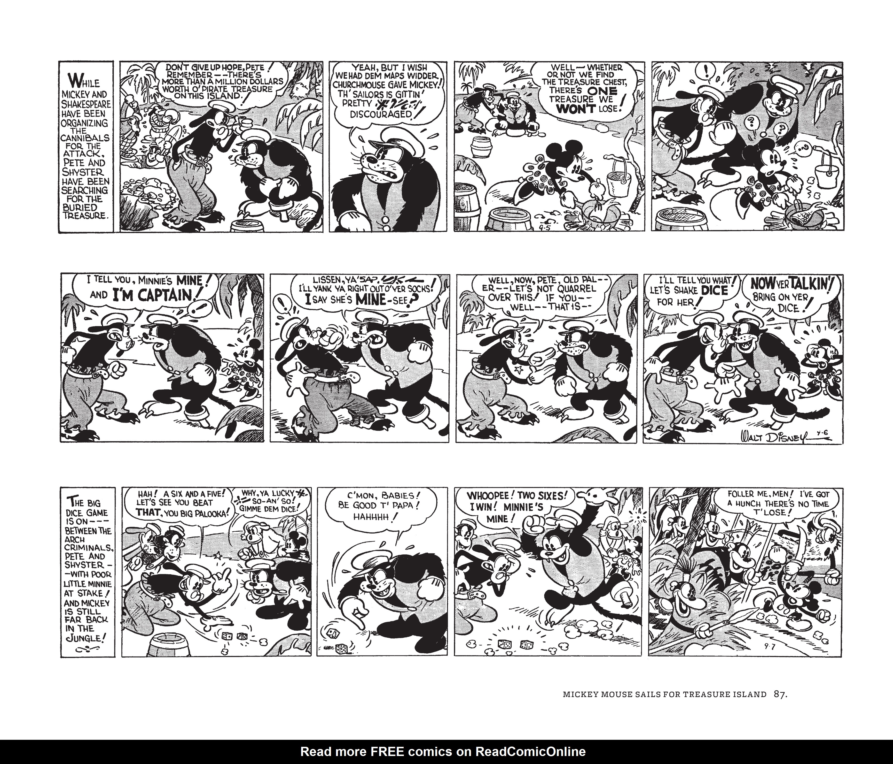 Read online Walt Disney's Mickey Mouse by Floyd Gottfredson comic -  Issue # TPB 2 (Part 1) - 87