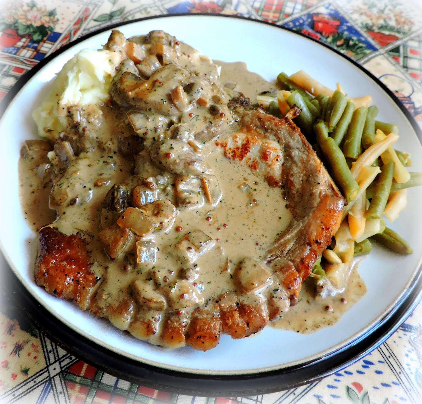 Pork Chops & Mushroom Gravy The English Kitchen