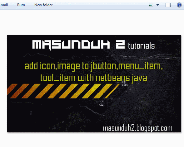 screenshot-tutorial netbean-how to add icon,image to jbutton,menuitem, toolitem(vol.8)