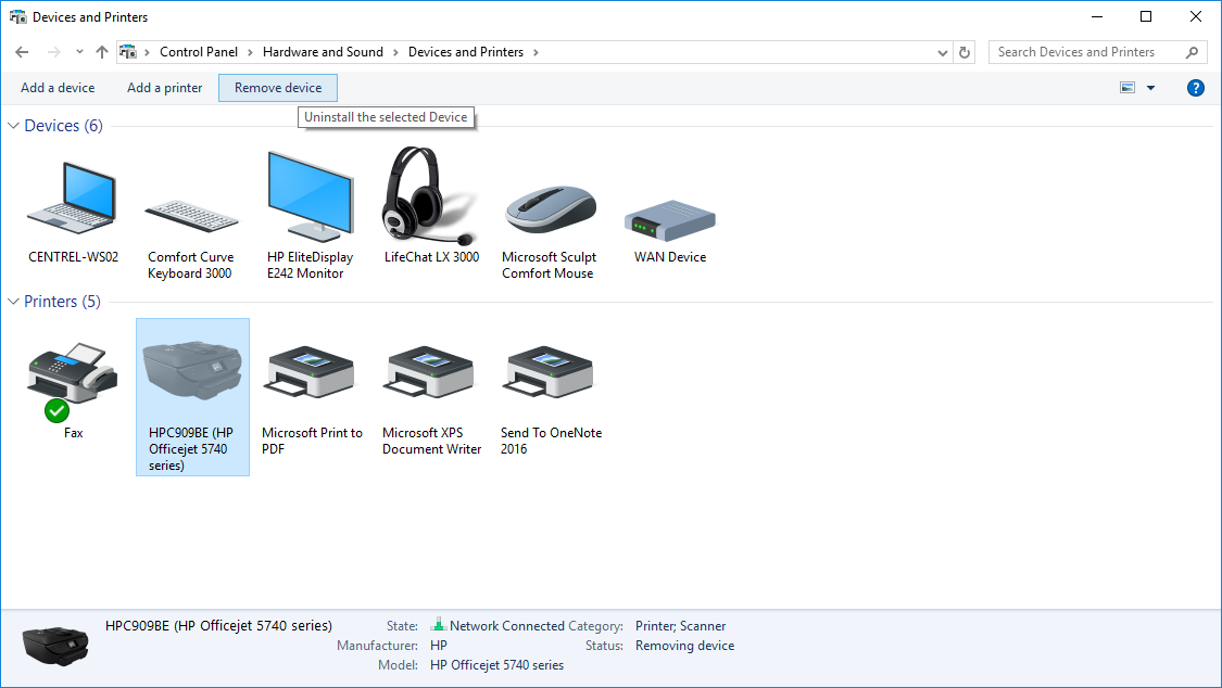 windows 10 printer stuck on removing device windows 10 printer stuck on removing device