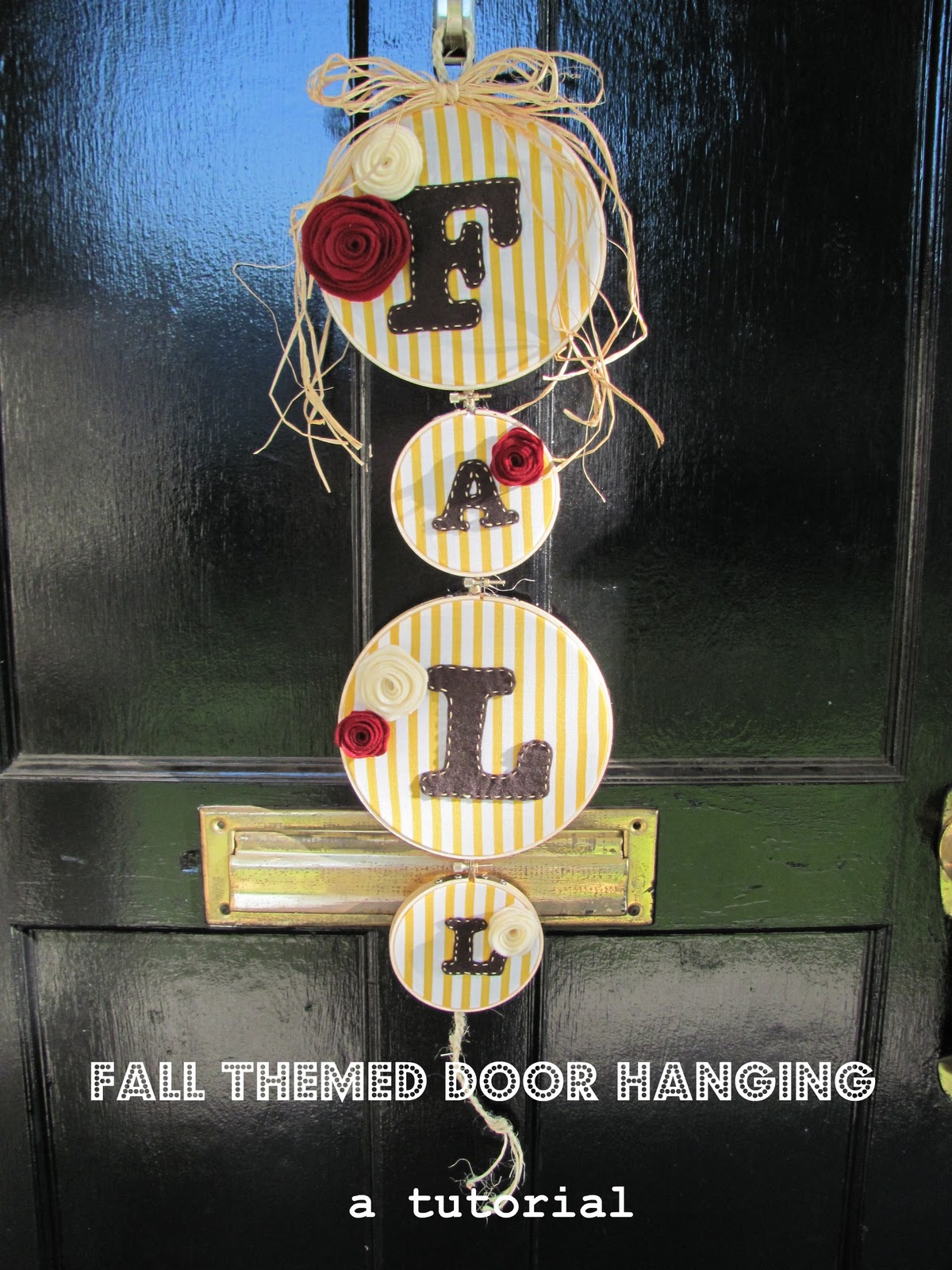Tuesday Tutorial Fall Themed Door Hanging